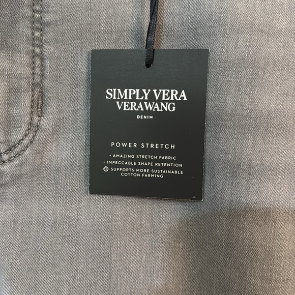 NWT Women’s Power Stretch Skinny High Rise Denim. Size 12 Greystone - Picture 3 of 5